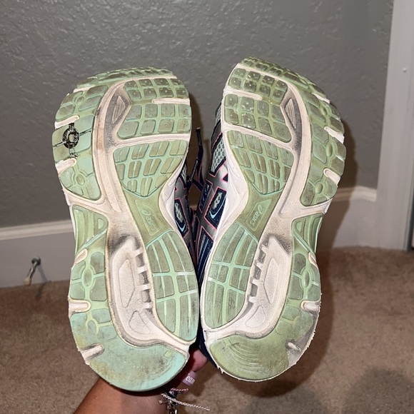 Asics Gel Blue/Pink Sneakers - Picture 9 of 12